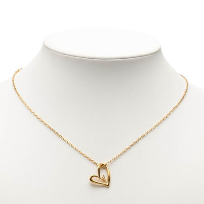Louis Vuitton Collier Heart Foreign Love Necklace Gold Plated — view 7