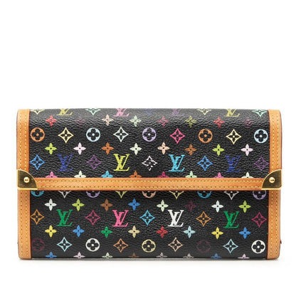 Louis Vuitton Monogram Multi Color Porte Tresor International Trifold Wallet