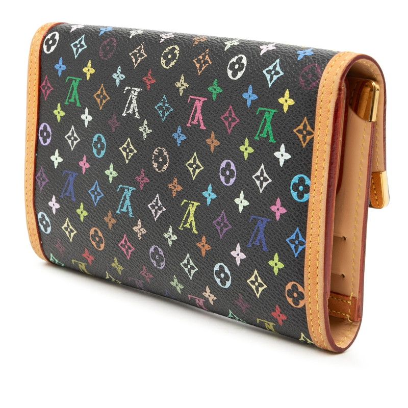 Louis Vuitton Monogram Multi Color Porte Tresor International Trifold Wallet — view 2