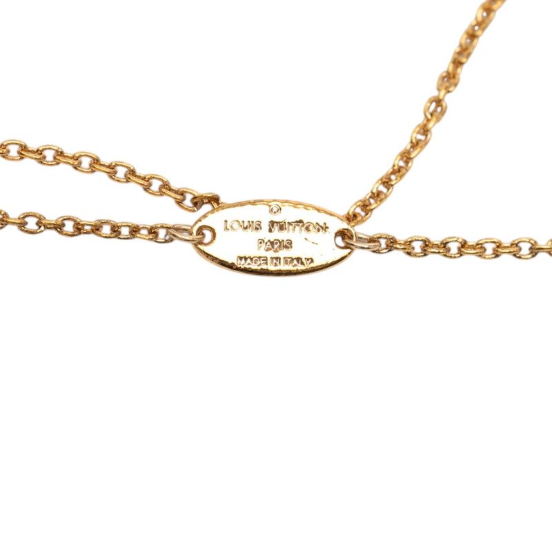 Louis Vuitton Flower Full Necklace Gold Plated — view 5