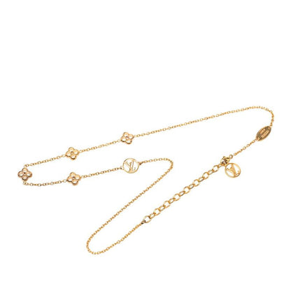 Louis Vuitton Flower Full Necklace Gold Plated — view 3