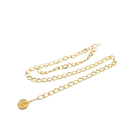 Chanel CC Logo 31 Rue Cambon Chain Belt Gold Plated