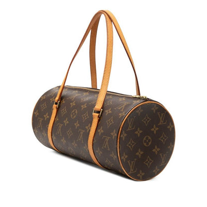 Louis Vuitton Monogram Papillon 30 Handbag Brown Leather — view 2