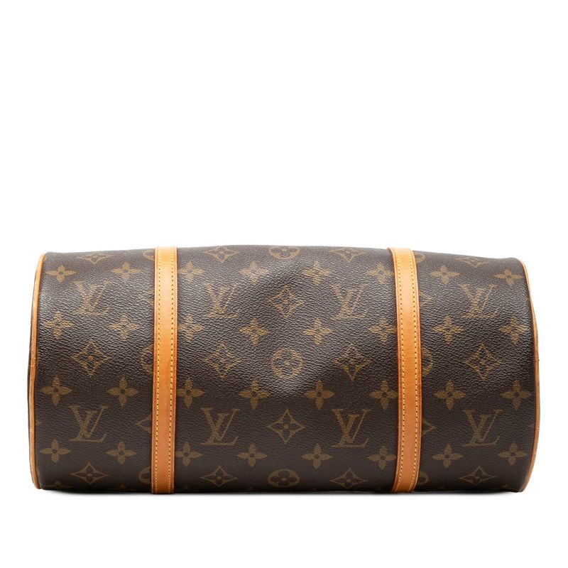 Louis Vuitton Monogram Papillon 30 Handbag Brown Leather — view 3