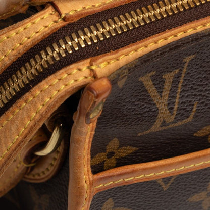 Louis Vuitton Monogram Popincourt Long Crossbody Shoulder Bag Brown Leather — view 4