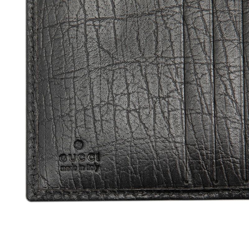 Gucci GG Canvas Bamboo Bifold Wallet Black — view 5