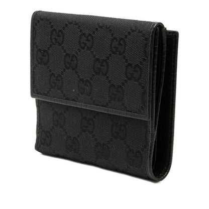 Gucci GG Canvas Bamboo Bifold Wallet Black — view 2