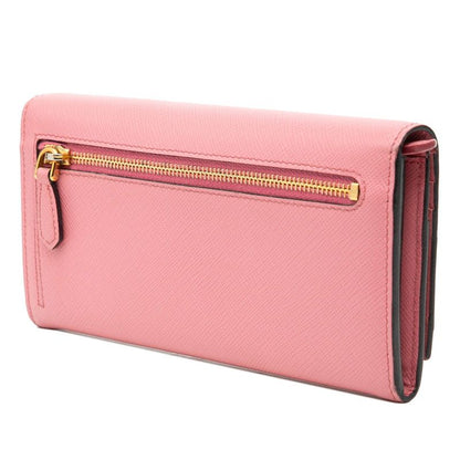 Prada Wallet Pink Multi Color Saffiano Leather — view 2