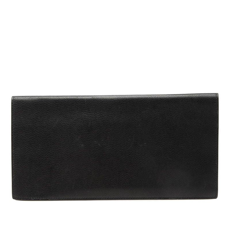 Hermes Billfold Black Leather 1- Wallet