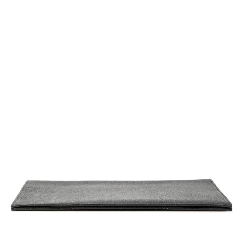 Hermes Billfold Black Leather 1- Wallet — view 3
