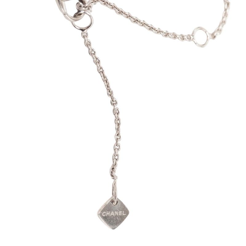 Chanel Coco Crush Quilted Necklace 18k White Gold — view 3