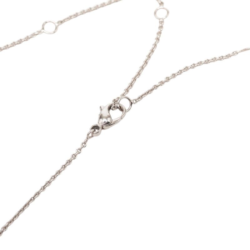 Chanel Coco Crush Quilted Necklace 18k White Gold — view 2