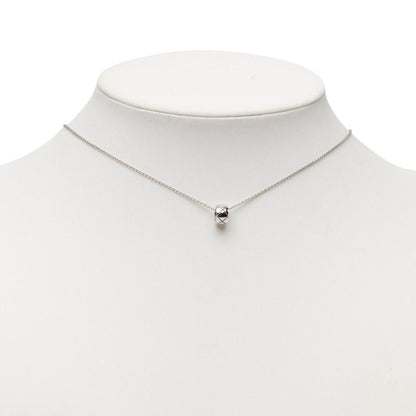Chanel Coco Crush Quilted Necklace 18k White Gold — view 5