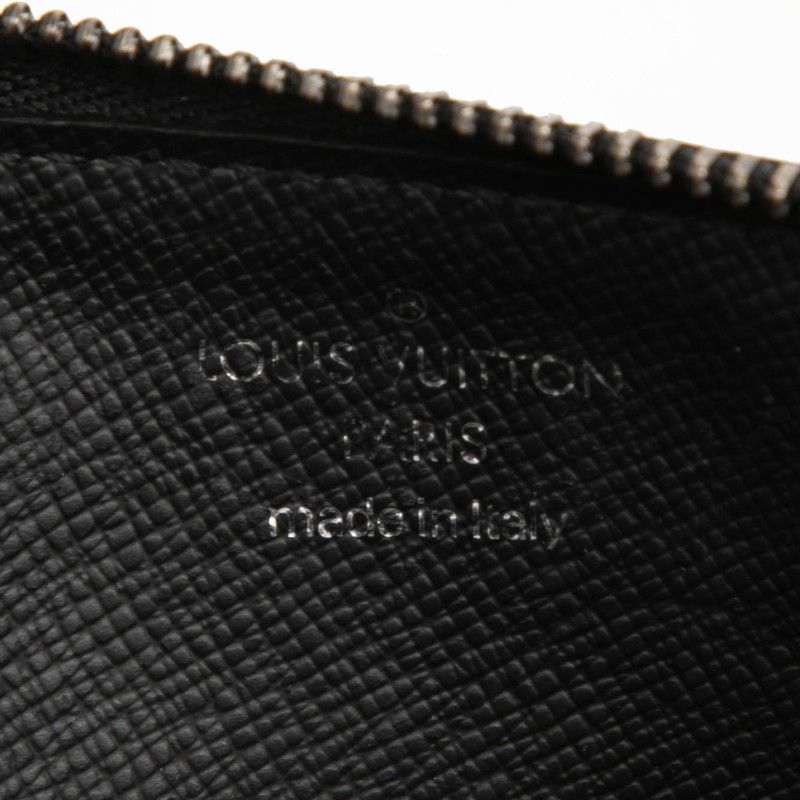 Louis Vuitton Monogram Eclipse Reverse Coin Case Card Fragment Black Gray — view 5