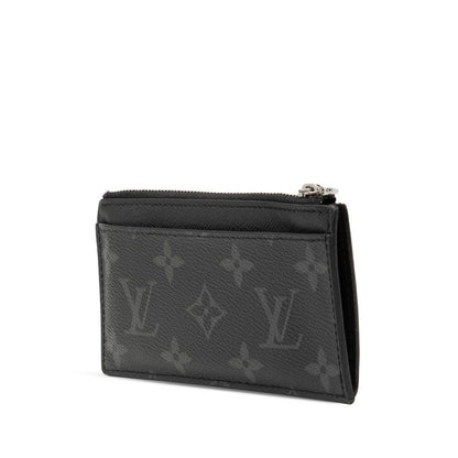 Louis Vuitton Monogram Eclipse Reverse Coin Case Card Fragment Black Gray — view 2