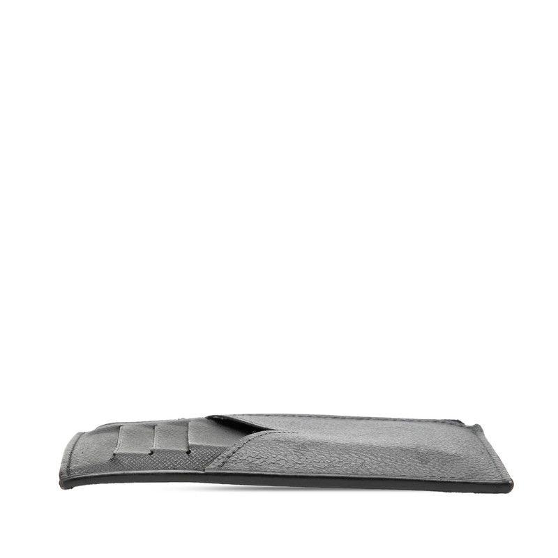 Louis Vuitton Monogram Eclipse Reverse Coin Case Card Fragment Black Gray — view 3