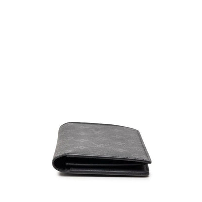 Louis Vuitton Monogram Eclipse Portefeuille Brazza Wallet Black Gray Leather — view 3