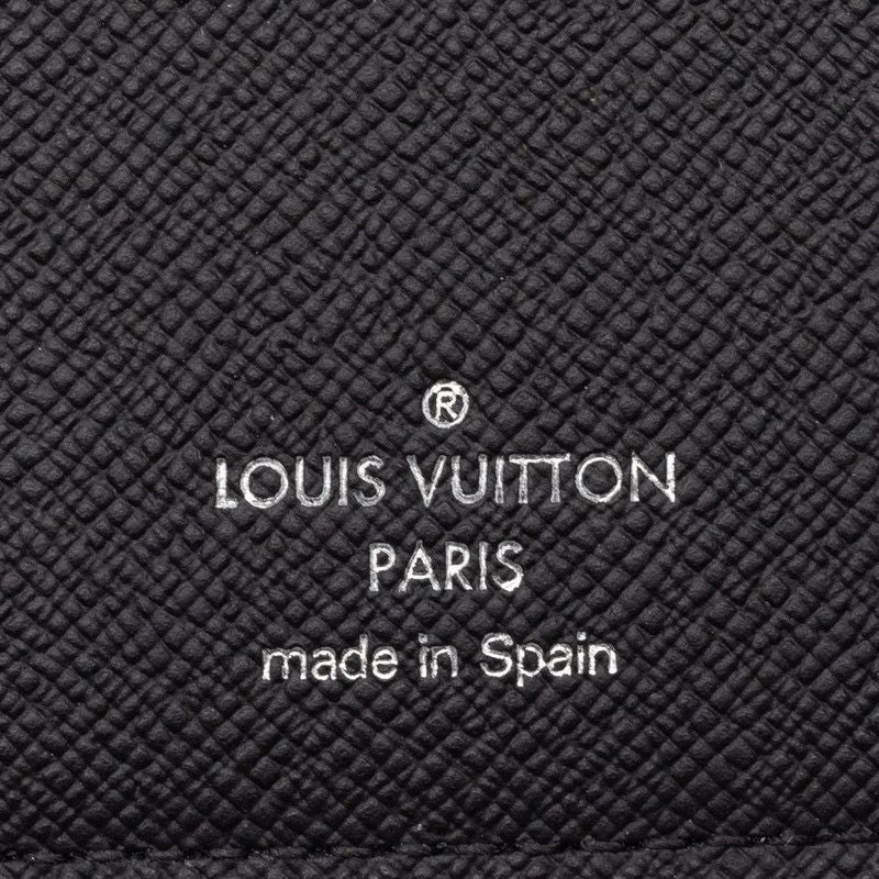 Louis Vuitton Monogram Eclipse Portefeuille Brazza Wallet Black Gray Leather — view 6