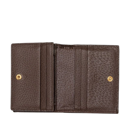 Gucci Ophidia GG Supreme Bifold Wallet Compact Beige Multi Color Leather — view 6