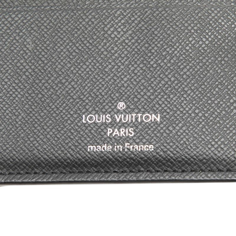 Louis Vuitton Monogram Eclipse Portefeuille Marco NM Bifold Wallet Black — view 6