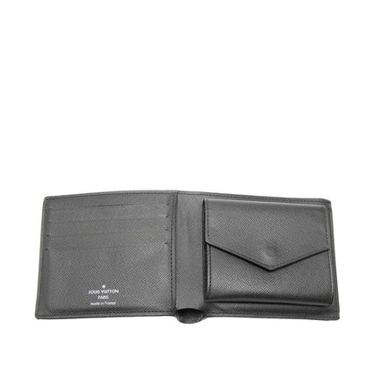 Louis Vuitton Monogram Eclipse Portefeuille Marco NM Bifold Wallet Black — view 5