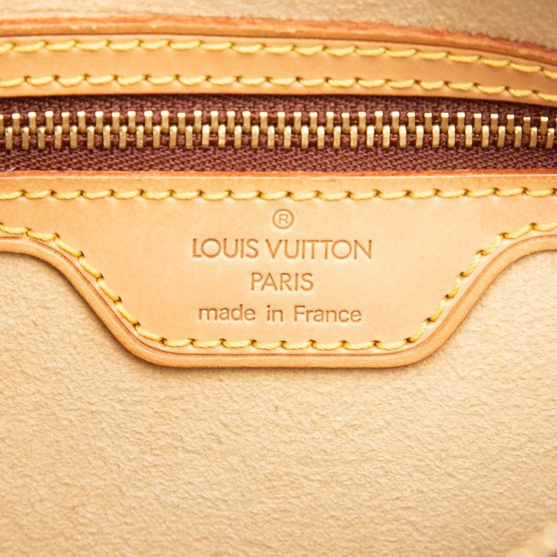 Louis Vuitton Monogram Looping MM Shoulder Bag Brown Leather — view 5