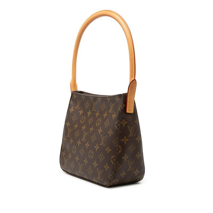 Louis Vuitton Monogram Looping MM Shoulder Bag Brown Leather — view 2