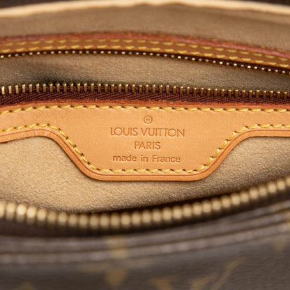 Louis Vuitton Monogram Looping MM Shoulder Bag Brown Leather — view 5