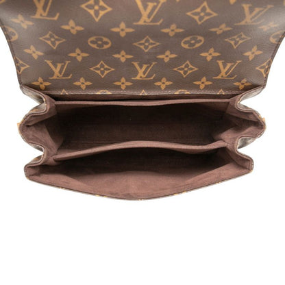Louis Vuitton Monogram Pochette Metis MM 2-Way Shoulder Bag Brown Leather — view 5