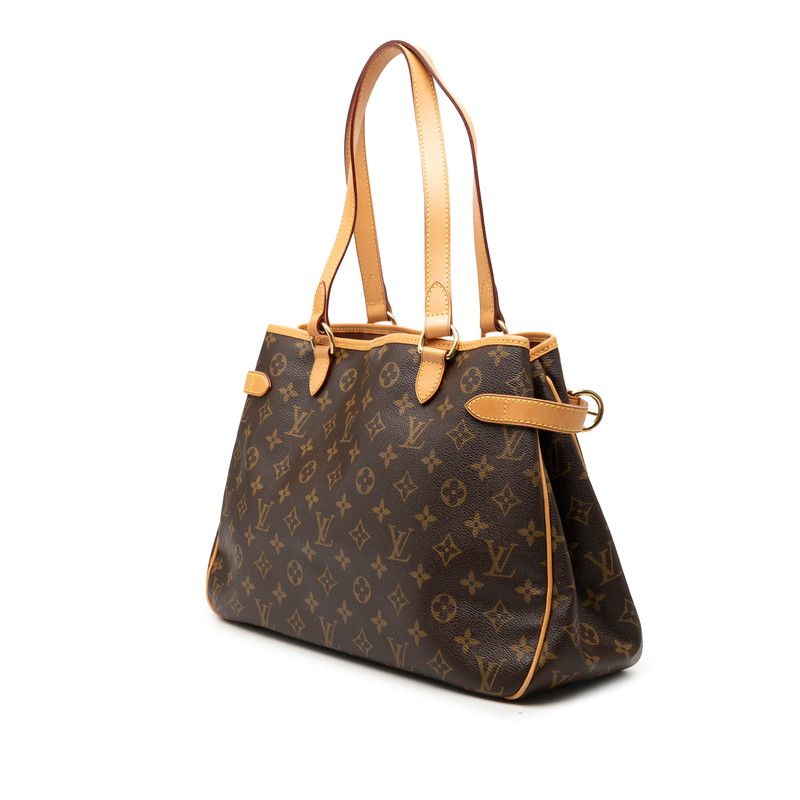 Louis Vuitton Monogram Batignolles Oriental Shoulder Bag Brown Leather — view 2