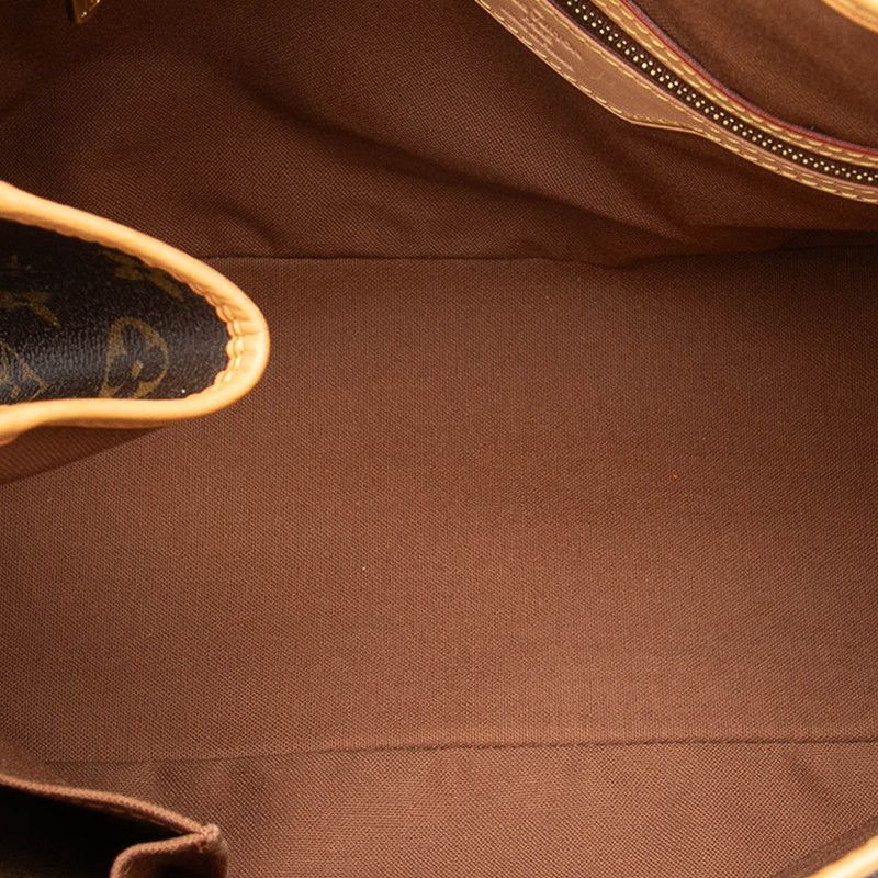 Louis Vuitton Monogram Batignolles Oriental Shoulder Bag Brown Leather — view 4
