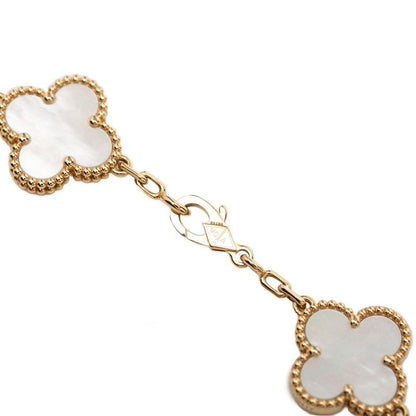 Van Cleef & Arpels Vintage Alhambra Bracelet 18k Yellow Gold Mother of Pearl — view 5