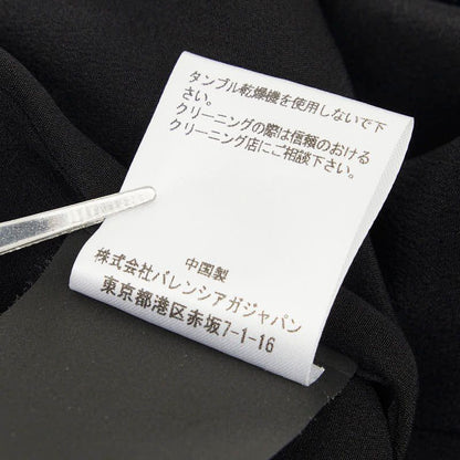 Balenciaga Sleeveless Dress 36 Black Silk Cotton — view 5