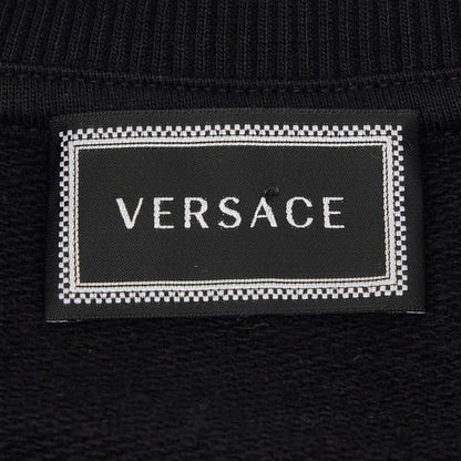 Versace Logo Oversize Sweatshirt 164 cm Black Pink Cotton — view 4