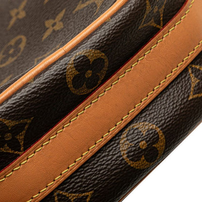 Louis Vuitton Monogram Boite Chapeau Small PM Shoulder Bag Brown Leather — view 5