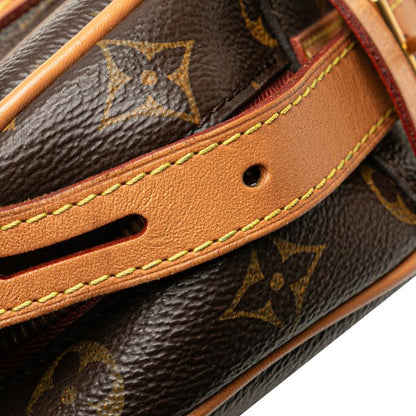 Louis Vuitton Monogram Boite Chapeau Small PM Shoulder Bag Brown Leather — view 6