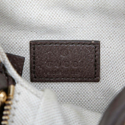 Gucci Jumbo GG 2-Way Shoulder Bag Beige Brown Canvas Leather — view 5
