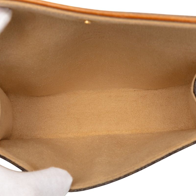 Louis Vuitton Monogram Pochette Florentine Belt Bag Brown Leather — view 5