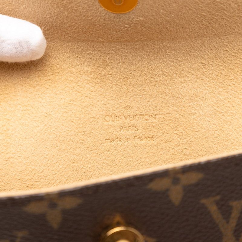 Louis Vuitton Monogram Pochette Florentine Belt Bag Brown Leather — view 6