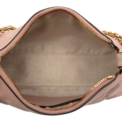 Gucci GG Matelasse Chain 2-Way Shoulder Bag Pink Leather — view 4