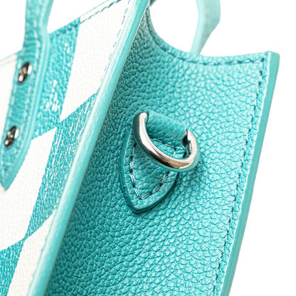 Louis Vuitton Damier Checkerboard Sac Plat XS 2-Way Shoulder Bag Turquoise — view 5