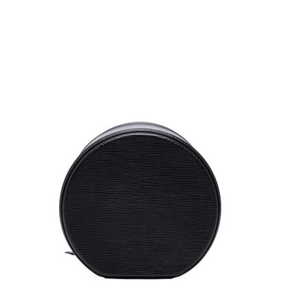 Louis Vuitton Epi Cannes Handbag Vanity Bag Noir Black Leather — view 3