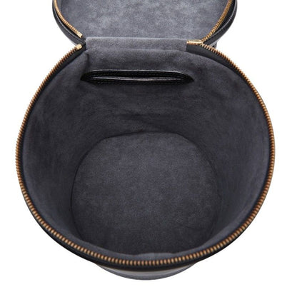 Louis Vuitton Epi Cannes Handbag Vanity Bag Noir Black Leather — view 6