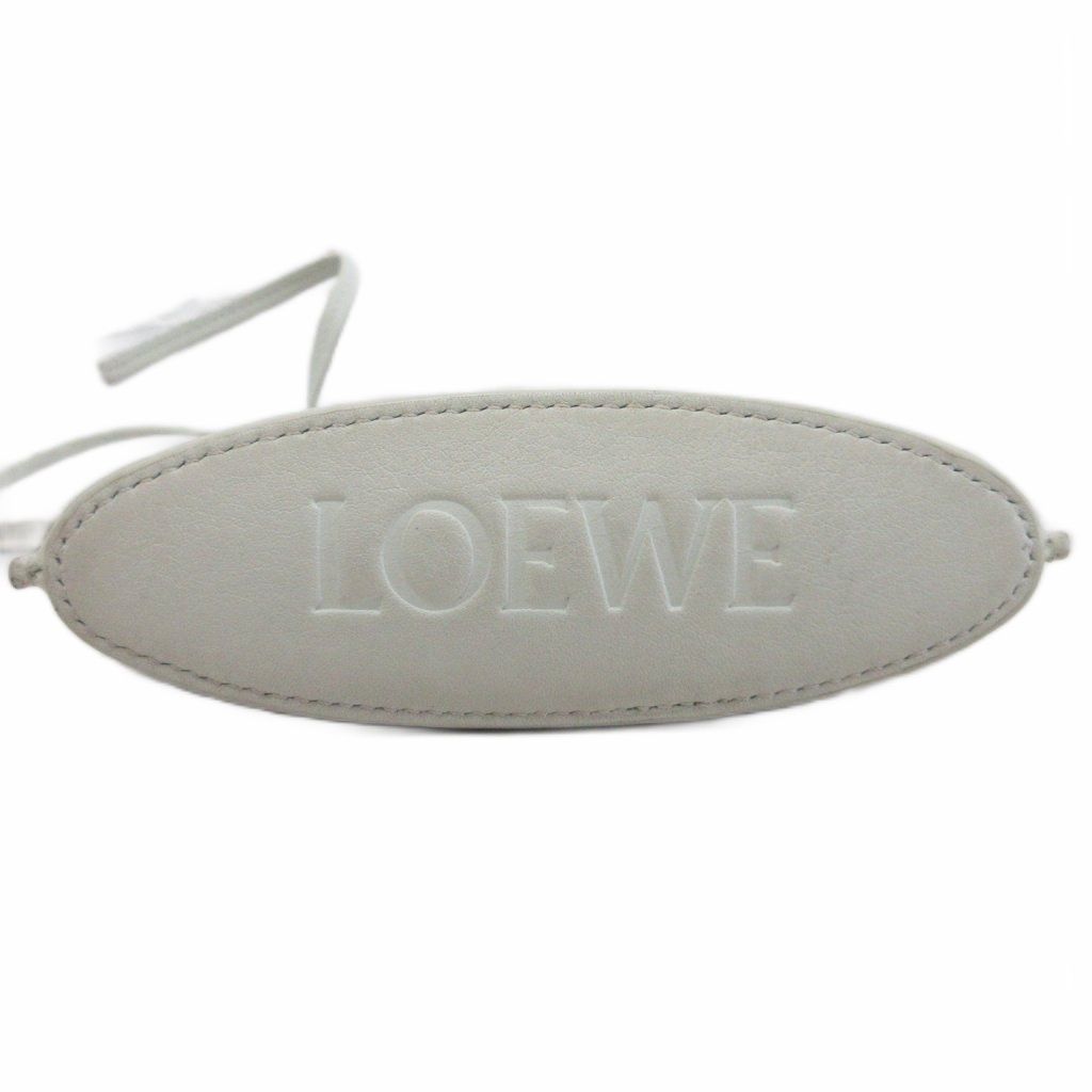 Loewe Dice Pocket Anagram Shoulder Bag Leather Logo Mint Green — view 4