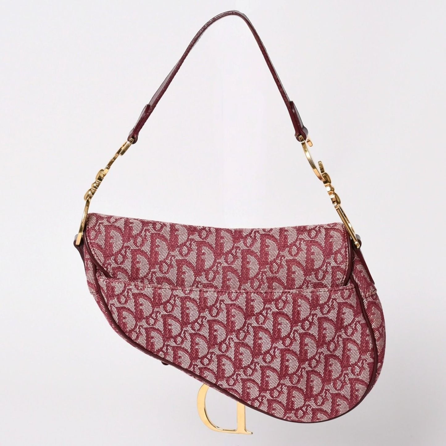 Dior Saddle Bag Trotter All Over Print Cotton Canvas — view 2