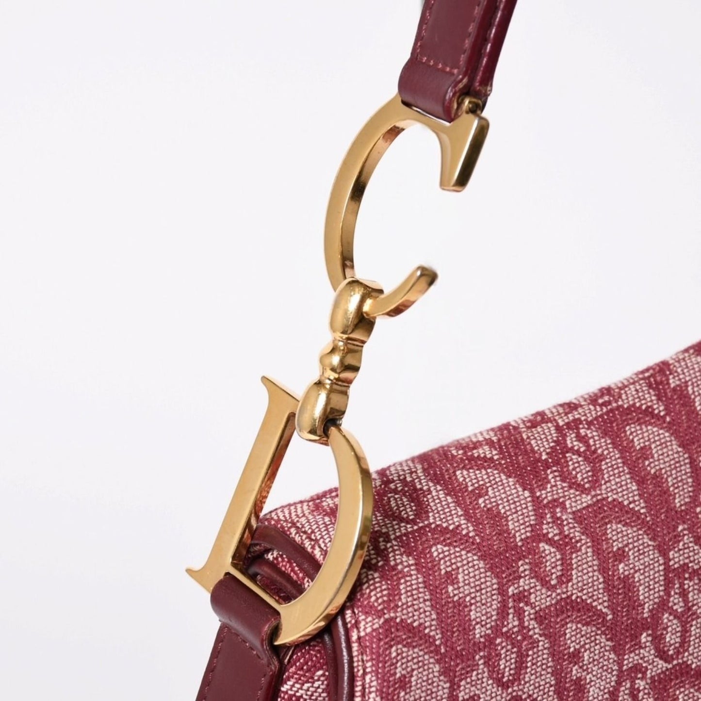 Dior Saddle Bag Trotter All Over Print Cotton Canvas — view 4