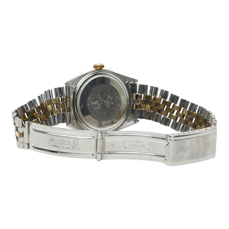 Rolex Datejust Watch Silver Gold Stainless Steel 18k Yellow — view 5