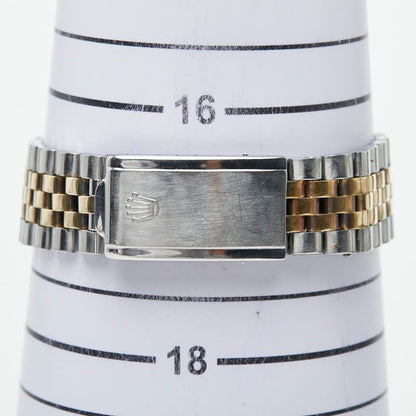 Rolex Datejust Watch Silver Gold Stainless Steel 18k Yellow — view 8