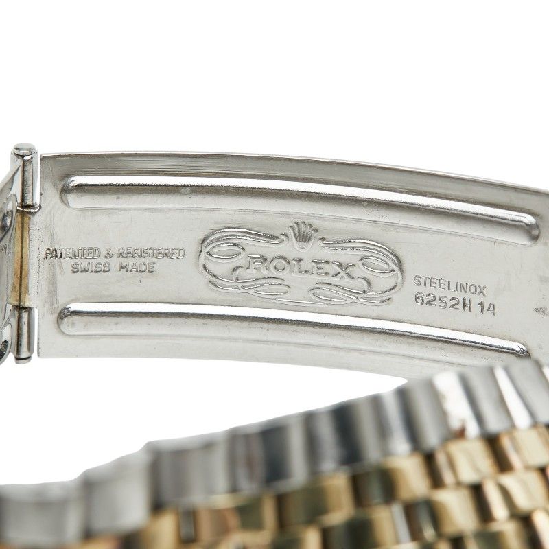 Rolex Datejust Watch Silver Gold Stainless Steel 18k Yellow — view 6