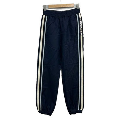 Moncler Pants 38 M Pantaloni Dark Navy Black Multi Full Length Waist Togo